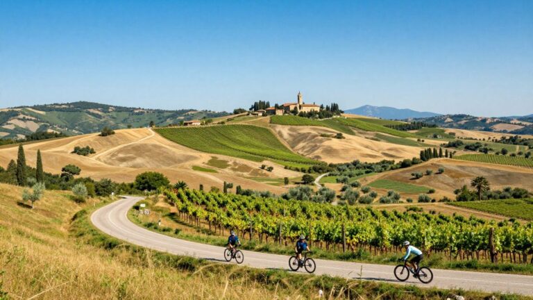 Radfahren in Le Marche: Straßen-, Gravel- und E-Bike-Routen rund um Macerata