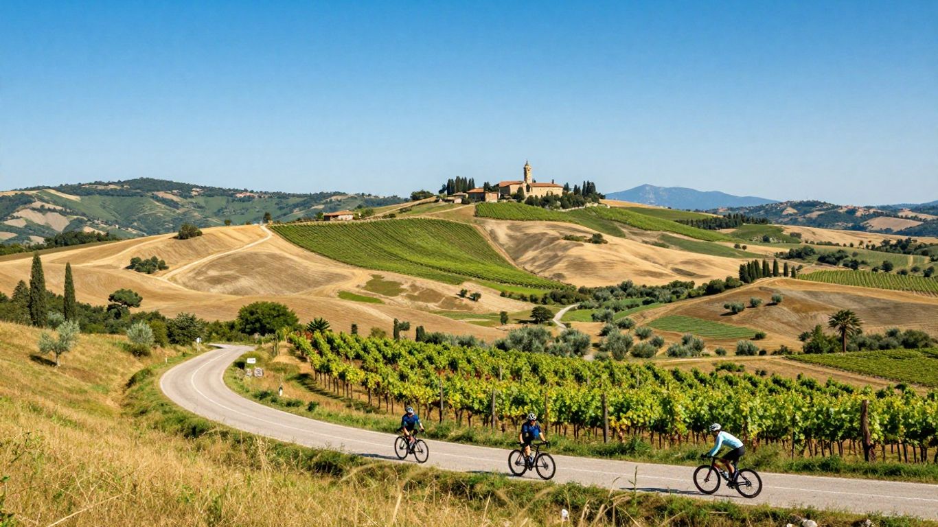Cycling in Le Marche: Road, Gravel and E-Bike Routes Around Macerata