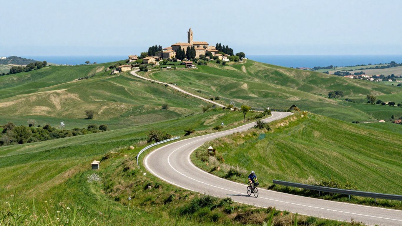 Cycling holiday in Marche: how to plan a ride between hills and sea